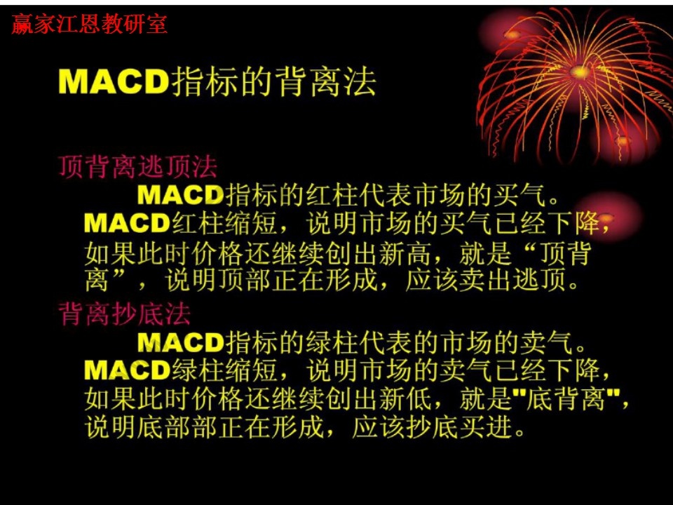 MACD指標(biāo)背離