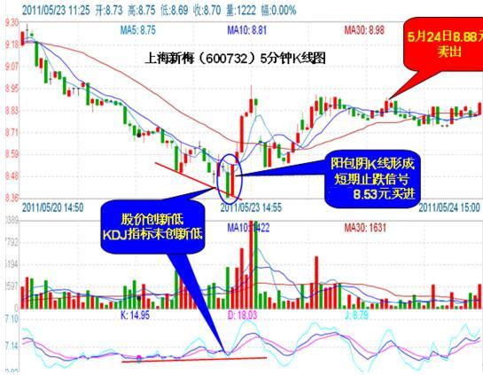 上海新梅5分鐘走勢圖