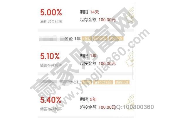 100萬放在銀行里面存定期存款